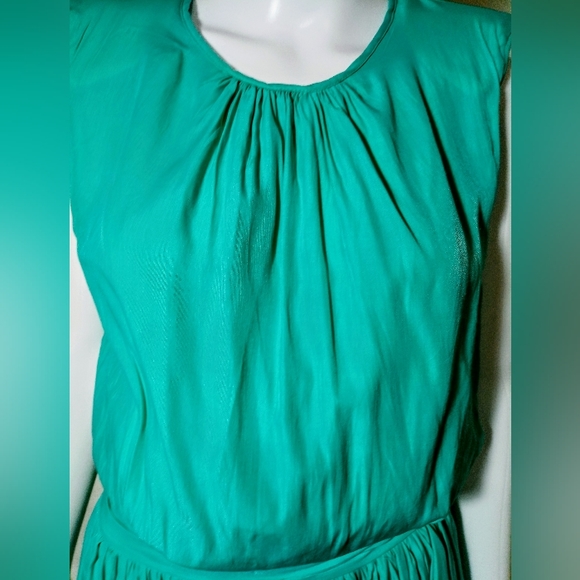 NWT Do+Be Turquoise S/L Padded Shoulder Mini Dress - Picture 3 of 8